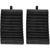 Akozon cunei fermaruota + cunei ruote + Auto Anti-slip Block Tire Slip Stopper Wheel Allineamento Block Tire Pad 2pcs Universale