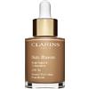Clarins Skin Illusion Fondotinta Fluido - Fondotinta Siero Effetto Pelle Nuda Colore 114N Cappuccino