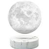 UVEHAS Lampada lunare galleggiante - Luce lunare levitante Touch Control 3 colori LED Levitazione magnetica che gira 3D Stampa lunare Luce notturna da scrivania Lampada decorativa per stanza Regali creativi