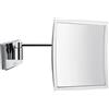 Inda Specchio ingranditore quadro 3x a parete snodato cromo lucido