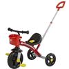 Chicco Triciclo Bambini U-Go Ducati, con Due modalità di Utilizzo, Triciclo Bimba e Bimbo con Manico Telescopico ad Altezza Regolabile, Cintuse di Sicurezza e Cestello Anteriore,Giochi per Bambini