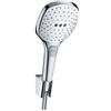 hansgrohe Raindance Select E Set supporto doccia 120 3 getti con flessibile doccia 160 cm, bianco/cromo, 26720400