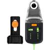 GAIN EXPRESS Aspirapolvere per Trapano Elettrico 3 in 1, Capacità di Carico 5KG, Supporto a Parete con Livella, Laser Verde da 2 Metri, Grado di Protezione IP54, per Falegnameria e Costruzioni Edilizie