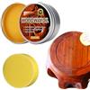 Cutiolly Cera D'Api,Cera per Legno,Cera d'Api Naturale per Legno Mobil,Cera per Mobili,Cera D'api per Cura del Legno e Restauro per Mobili,Resistente All'Abrasione per Mobili In Legno,con Spugne