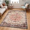 Livabliss Bray Tappeto Vintage 160x213 cm - Rosso, Bianco