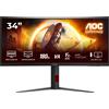 AOC G4 CU34G4 Monitor PC 86,4 cm (34") 3440 x 1440 Pixel Wide Quad HD LED Nero, Rosso [CU34G4]