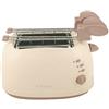Tognana Tostapane Elettrico con Pinze Champagne Plastica-Acciaio Inox Beige Linea Iridea D2DTN03IRCH di Tognana