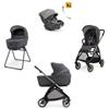 Inglesina Trio Sistema Quattro Electa Darwin Recliner Garage Grey 2026 di Inglesina