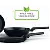 Abert Wok Total Black Ceramicata Cm 28 di Abert
