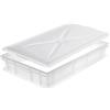 Giganplast 30 x 40 x H10 cm - Cassetta Portaimpasto Rettangolare In Plastica Con Coperchio