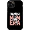 Siamese Cat Lover Pet Cats Custodia per iPhone 11 Pro Siamese Mamma Era Carino Siamese Amante Gatto