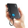 INIU 45W Power Bank, 10000mAh PowerBank con USB C Cavo Integrato, Ricarica Rapida PD3.0 QC4.0 USB C Input & Output, Mini Caricatore Portatile Power Bank per iPhone 17 16 15 14 13 Samsung Xiaomi iPad