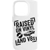 Raised On Vinyl And V8s Custodia per iPhone 14 Pro Rialzato su vinile e V8s Retro Vintage Music And Cars