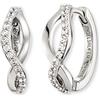 Engelsrufer Orecchini circolari womens Sterling Silver zirconia_cubica - ERE-PARADISE-ZI-CR