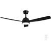 Cecotec Ventilatore da Soffitto con Luce EnergySilence Aero 452 QuickSnap Black. 30W, Motore DC, Diametro 52(132cm), 3 Pale, 3 Toni LED, Telecomando, Timer, Montaggio Rapido con Click, Comfort Subito