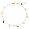 LUXURY MILANO Bracciale in oro con sharm smalto