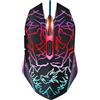 VGUARD Mouse da Gaming, Mouse con Filo USB, Mouse Ottico per PC Portatile Ergonomico, 6 Pulsanti Programmabili, 4 Regolabile DPI(800/1200/1600/2400), 7 Colori LED - Nero (Versione Aggiornata)