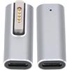 Ejoyous Adattatore da tipo C a magnete, adattatore magnetico con punta a T, USB 5A PD, connettore di ricarica rapida, convertitore di ricambio per OS X Laptop
