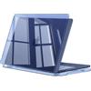 MOSISO Custodia Compatibile con MacBook Neo 13 pollici Cover, Modello A3404 Versione 2026 con Chip A18 Pro, Case Rigida Protettiva Antigraffio, Indaco Cristallo