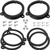 Aerzetix - Kit di 2 adattatori/supporti altoparlanti Ø130 mm | compatibili con Renault Wind E4M (porte anteriori), Mégane III, Dacia Logan Sandero (anteriore e posteriore), Sandero II (posteriore)