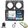 Ohradio 4+64GB Android 15 Autoradio per Nissan Qashqai J10 2006-2016 con 9 Pollic Incell Schermo Tattile Supporto Wireless Carplay Android Auto,BT/GPS/WiFi+Retrocamera+MIC