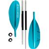 Spinera Kayak Paddle Classic Alu 4 pezzi 240cm pagaia kayak doppia turchese