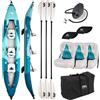 Aqua Marina Set kayak gonfiabile Aqua Marina BETTA 475 per 3 persone, canoa da 475 cm