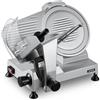 VEVOR Affettatrice Elettrica per Carne, Affettatrice per Prosciutto 320 W Spessore di Taglio Regolabile da 0-15 mm, Lama in Acciaio al Carbonio 300 mm, Salsicce Pane Formaggio Salumi Prosciutto