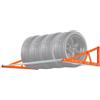 VEVOR Supporto Porta Pneumatici da Parete, Supporto per Pneumatici Regolabile 787-1440 mm in Acciaio Q235 per Pneumatici Standard da R355,6 a R508 mm Capacità Carico max. 181 kg da Officina Garage