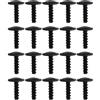 Adunsiaoto 20 Pezzi Viti per Parafango Auto, Viti Autofilettanti per Auto, Viti Autofilettanti M5 X 16 Mm, Assortimento Vitis Autofilettanti per Auto, Per Carrozzeria, Parafanghi Autos, Passaruota
