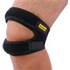 ZJchao Ginocchiera Rotulea Regolabile Per Corsa, Salto, Basket E Altri Sport, 28-48cm, Nero