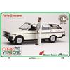 Infinite Statue Cars Legacy Collection Furio Zòccano su Fiat 131 Mirafiori Panor