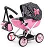 Bayer Design 12760AA Carrozzina per bambole Cosy, passeggino bambole, pieghevole, con borsa, cuscino e coperta