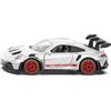Siku 1500, Porsche 911 GT3 RS, Metallo/Plastica, Bianco, Design da Corsa, Macchinina per Bambini, Potente Spoiler Posteriore, Sportelli apribili