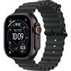 Apple Watch Ultra 3 GPS Cellular Cassa 49 mm in titanio nero con Cinturino Ocean nero