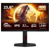 AOC 24G4ZR 23.8" Full HD 1920x1080 LED Gaming Monitor Black Red for PC, HDMI