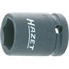 Hazet 900S-24 Inserto Chiave a Bussola per Avvitatori ad Impulso Esagonale, Nero, Attacco Quadro, Cavo, 12.5 mm 1/2 di Pollice