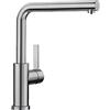 BLANCO LANORA-F | Rubinetto da cucina in acciaio inox massiccio | Bassa pressione | Rubinetto per finestra per montaggio davanti a una finestra | Cartuccia in ceramica | Qualità garantita e risparmio