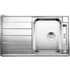 Blanco 522102 | Lavello da cucina in acciaio inossidabile AXIS III 45 S-IF | Colore : acciaio inossidabile