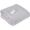ADLER Coperta termica elettrica - 60W, 150x80cm, 4 livelli di temperatura, Pile corallo