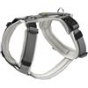 HUNTER Pettorina per cani MALDON UP, colore: grigio chiaro/grigio, morbido imbottito e confortevole, altamente riflettente grazie allo scotchlite 3M, regolabile in 4 posizioni, con manico imbottito (a