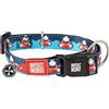 Max & Molly Urban Pets Gotcha, collare per cani Smart ID, in morbido neoprene, impermeabile, lavabile in lavatrice, fibbia ad alta resistenza, etichetta QR e profilo app personalizzato, squali, taglia