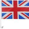AZ FLAG Bandiera per Auto Regno Unito 45x30cm - Bandierina da Auto Britannica - Inglese - Uk 30 x 45 cm, Car Flag