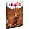 Kinder Ferrero Duplo Nocciolato - 5 Barrette al Cioccolato al Latte, una Cialda di Wafer Ripiena al Cacao e Nocciole intere, Confezione da 130 gr
