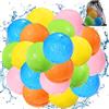 SOPPYCID Palloncini riutilizzabili per bombe d'acqua, palline d'acqua magnetiche ricaricabili, giocattoli da piscina per ragazzi e ragazze, attività all'aperto in spiaggia, giochi d'acqua giocattolo