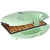 Bestron Waffle Maker, piastra per waffle a forma di belga, macchina per waffle con antiaderente & indicatoro luminso, collezione Sweet Dreams, 700 watt, colore: Verde