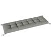Outsunny Cuscino Poltrona Patio con Cinghie, Grigio Chiaro | Aosom Italy