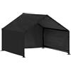 PawHut Cuccia per Cani da Esterno in Tessuto Oxford, per Cani Piccola, Media e Grande, 125x110x93 cm, Nero | Aosom Italy