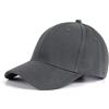 Zylioo Cappellino da baseball XXL con corona alta,Cappelli di papà strutturati oversize per grandi teste,Cappellini da baseball regolabili, Grigio, XXL