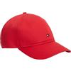 Tommy Hilfiger TH Flag Soft 6 Panel cap Aw0aw17781 Coperchio, Red (Primary Red), Taglia Unica Donna